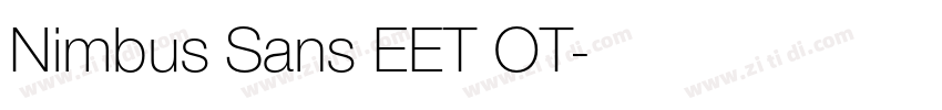 Nimbus Sans EET OT字体转换 Nimbus Sans EET OT字体转换